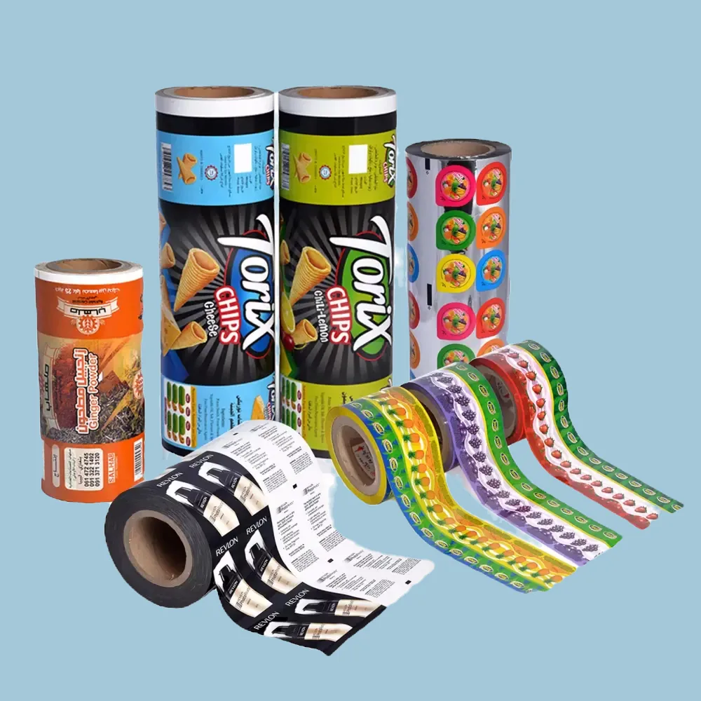 Printed label and ribbon rolls